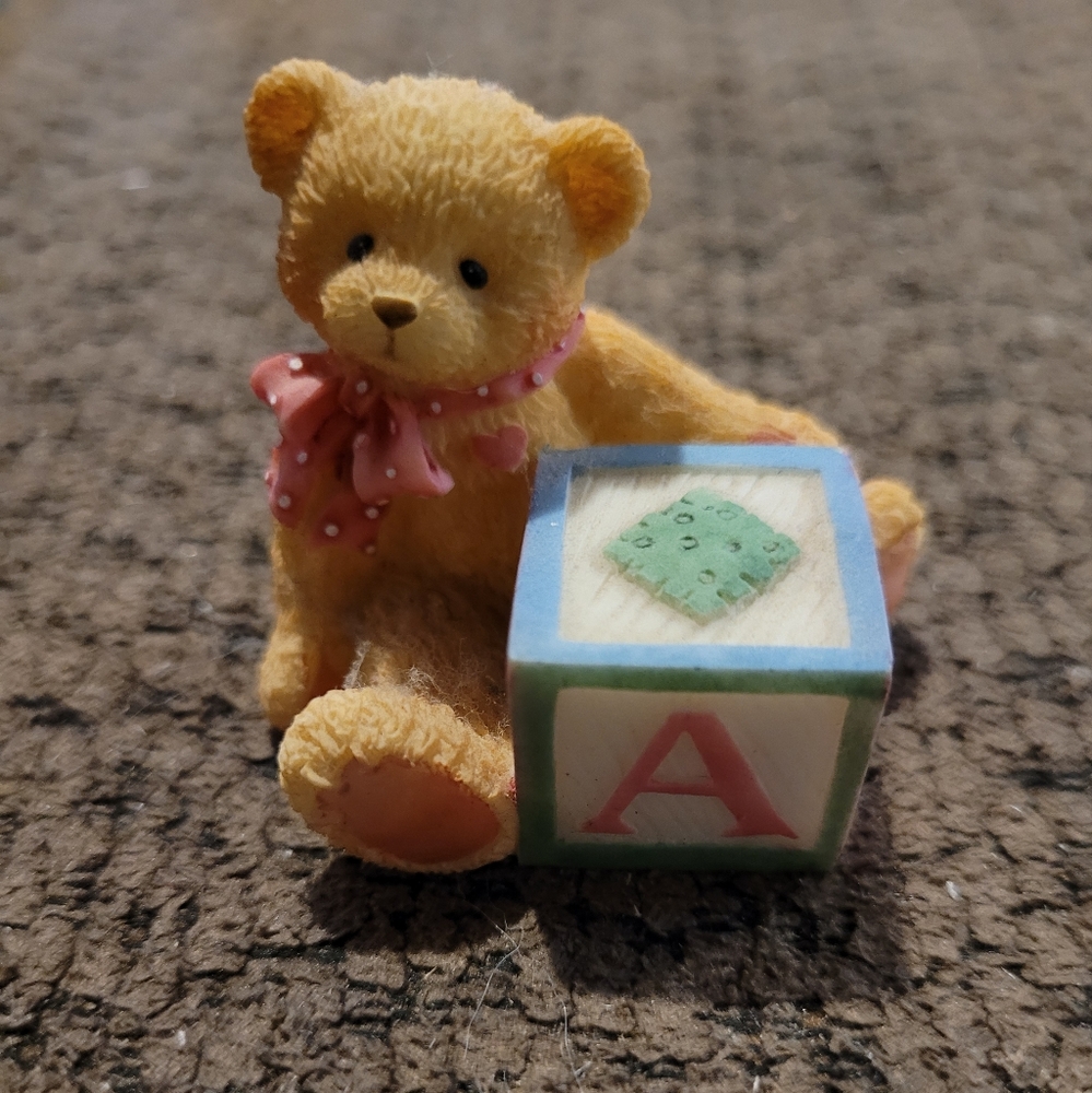 Letter "A" Cherished Teddies block